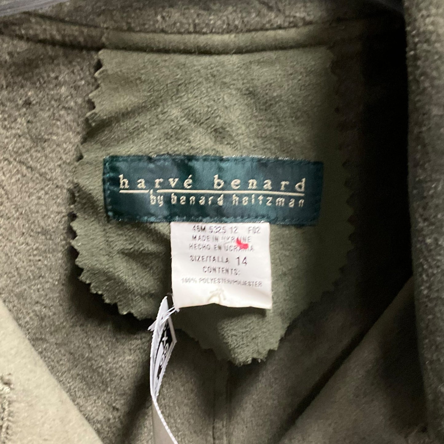 Coat Other By Harve Bernard In Green, Size: 14