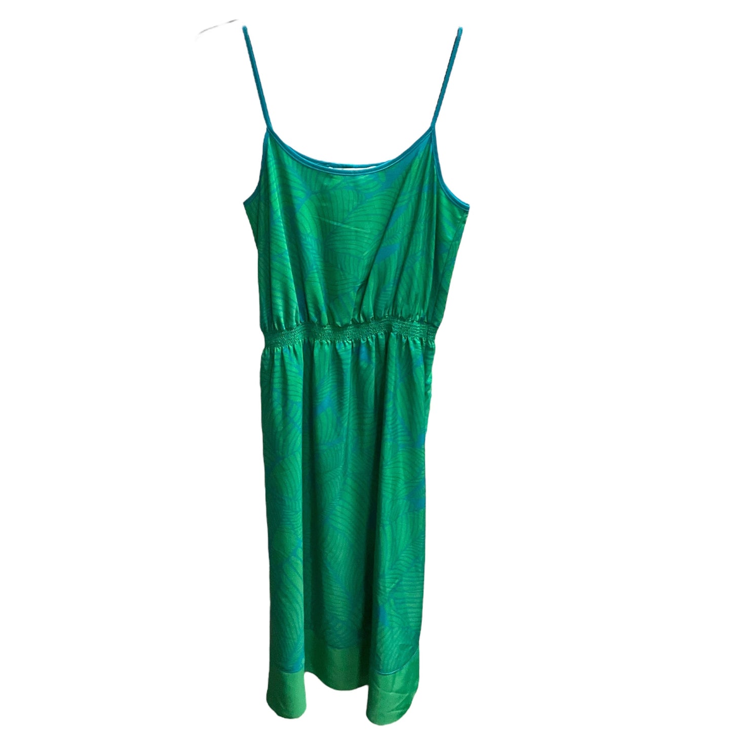 Blue & Green Dress Casual Short Loft, Size Xs