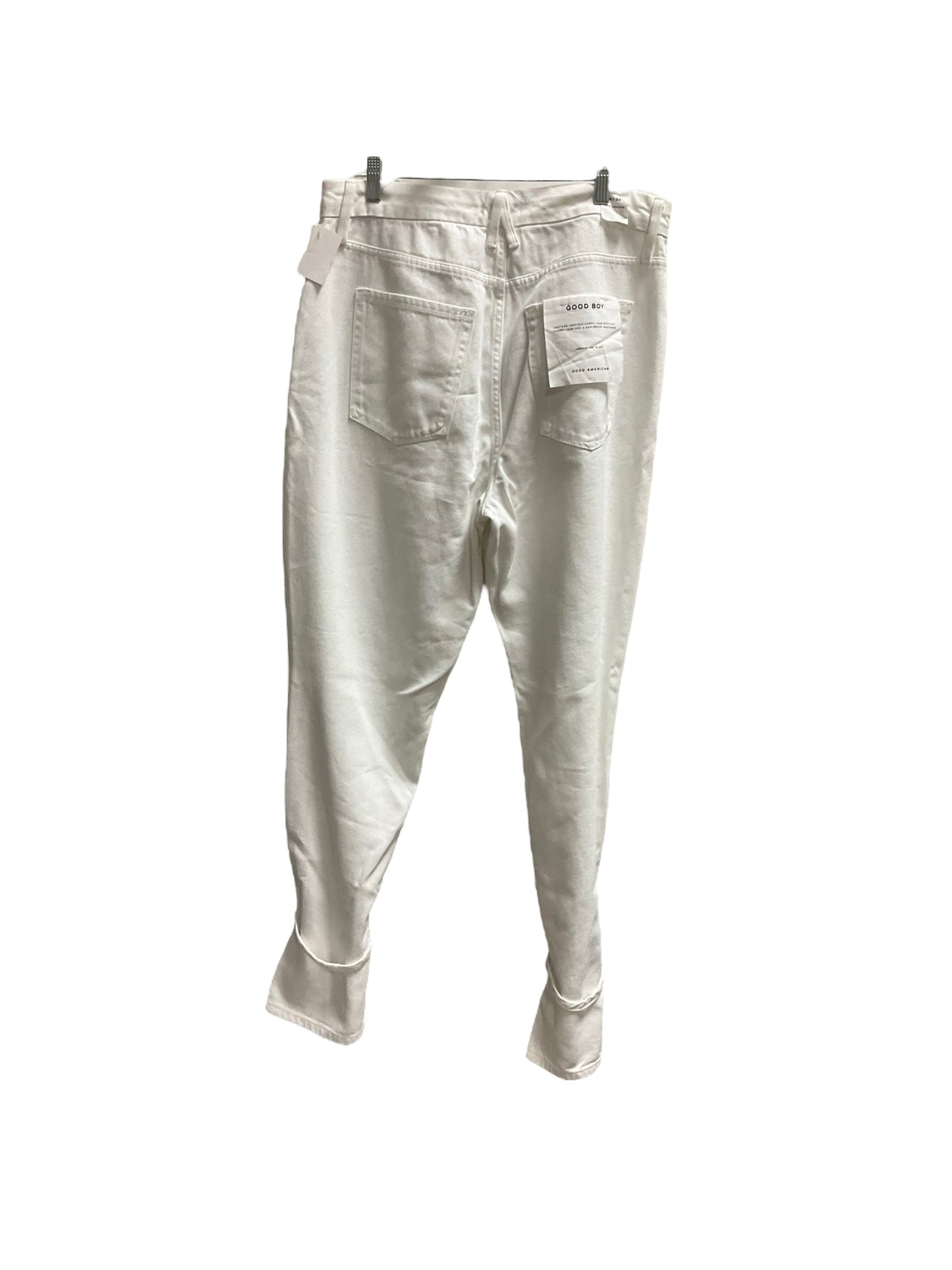 White Jeans Designer Good American, Size 14