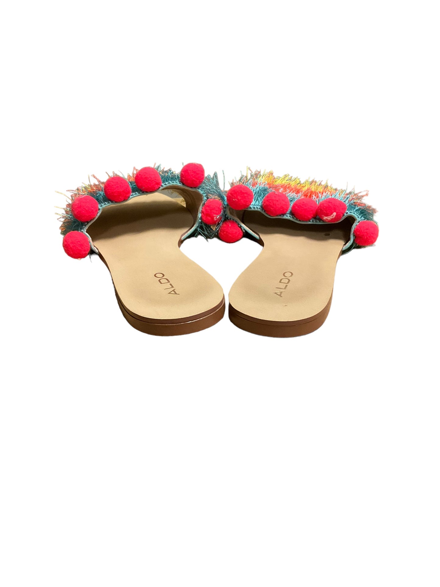 Multi-colored Sandals Flip Flops Aldo, Size 6