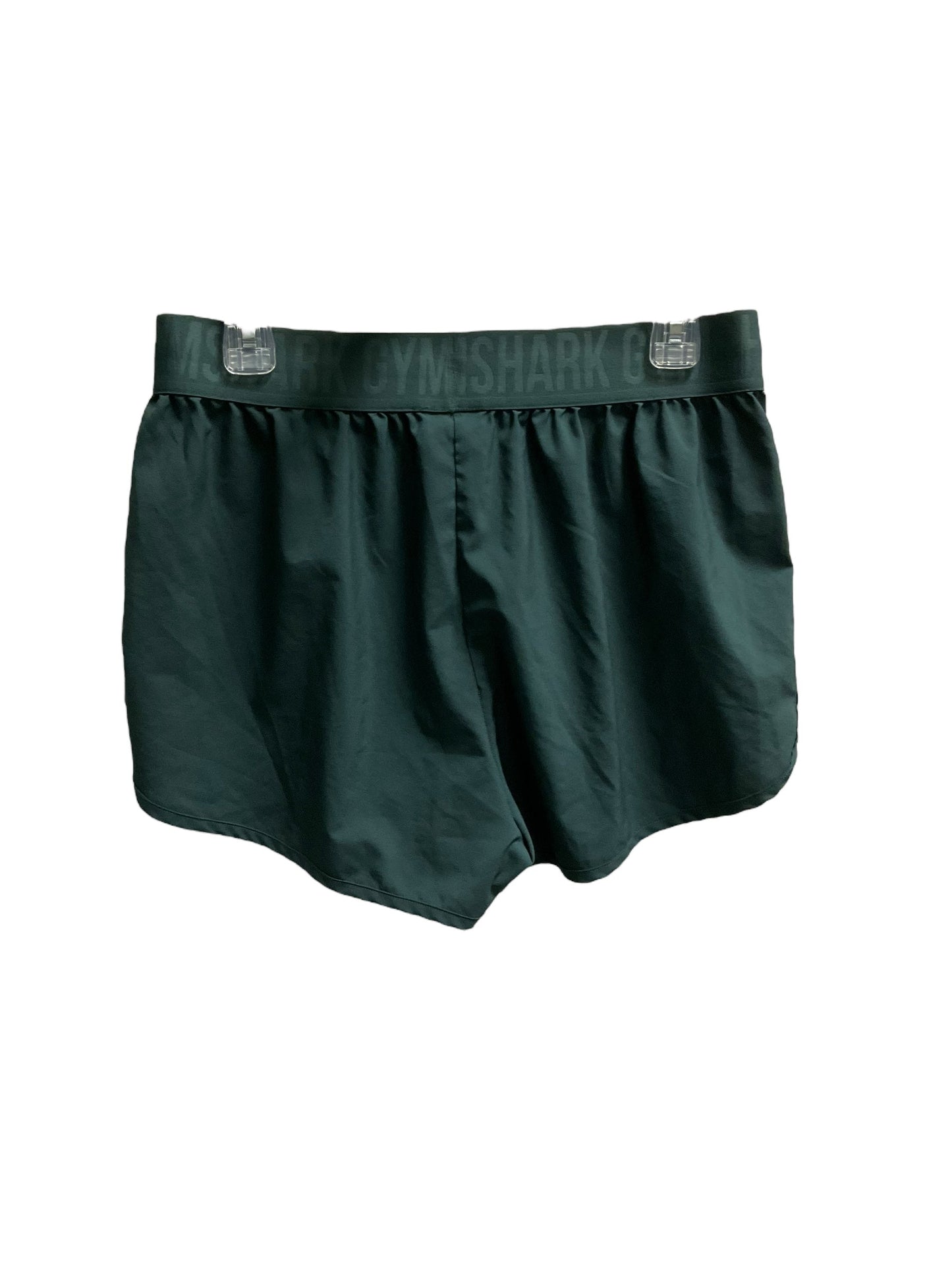 Green Athletic Shorts Gym Shark, Size L