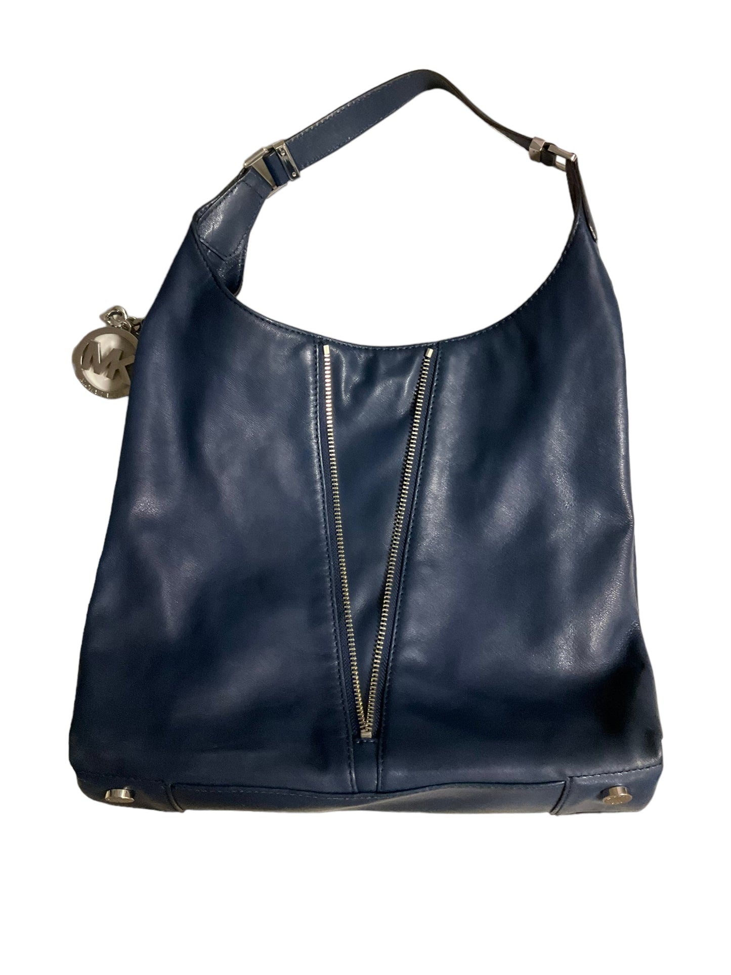 Navy Handbag Designer Michael By Michael Kors, Size Large