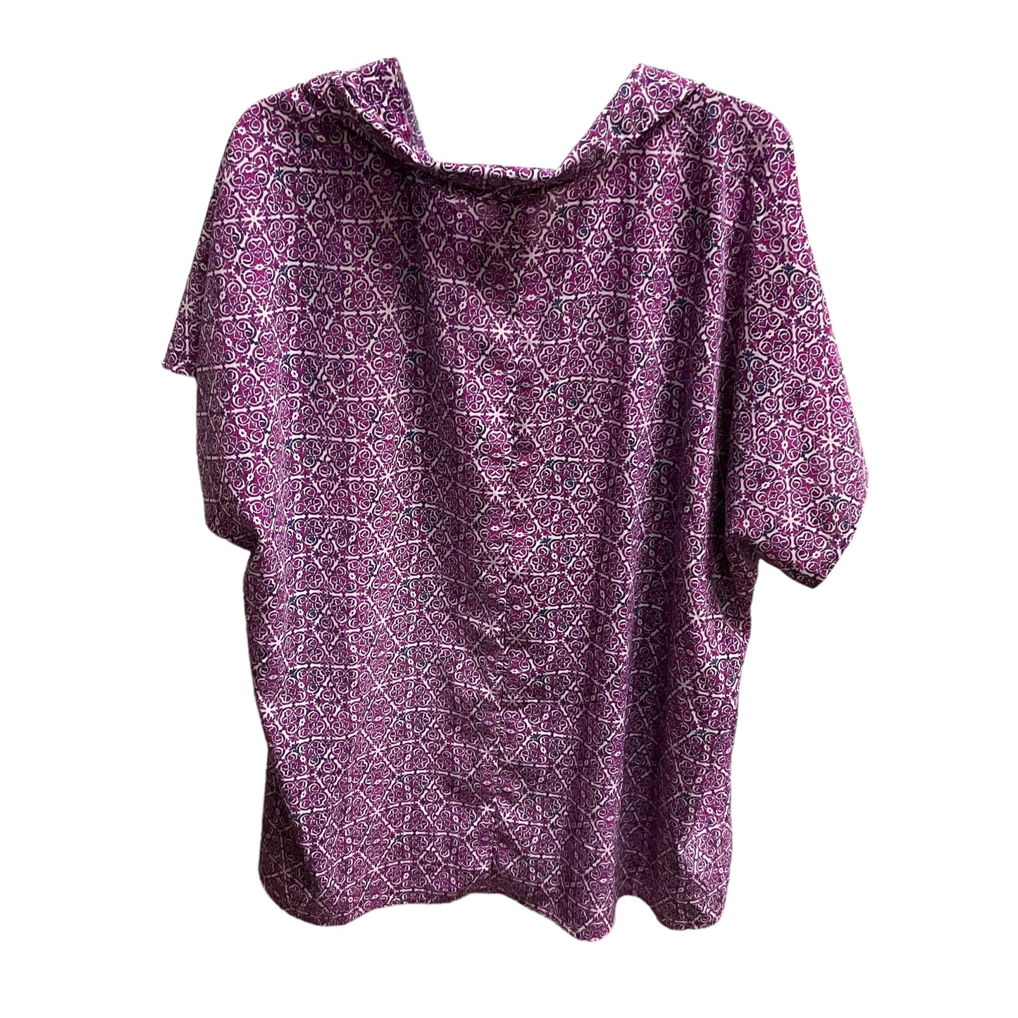 Purple Top Short Sleeve Catherines, Size 2x