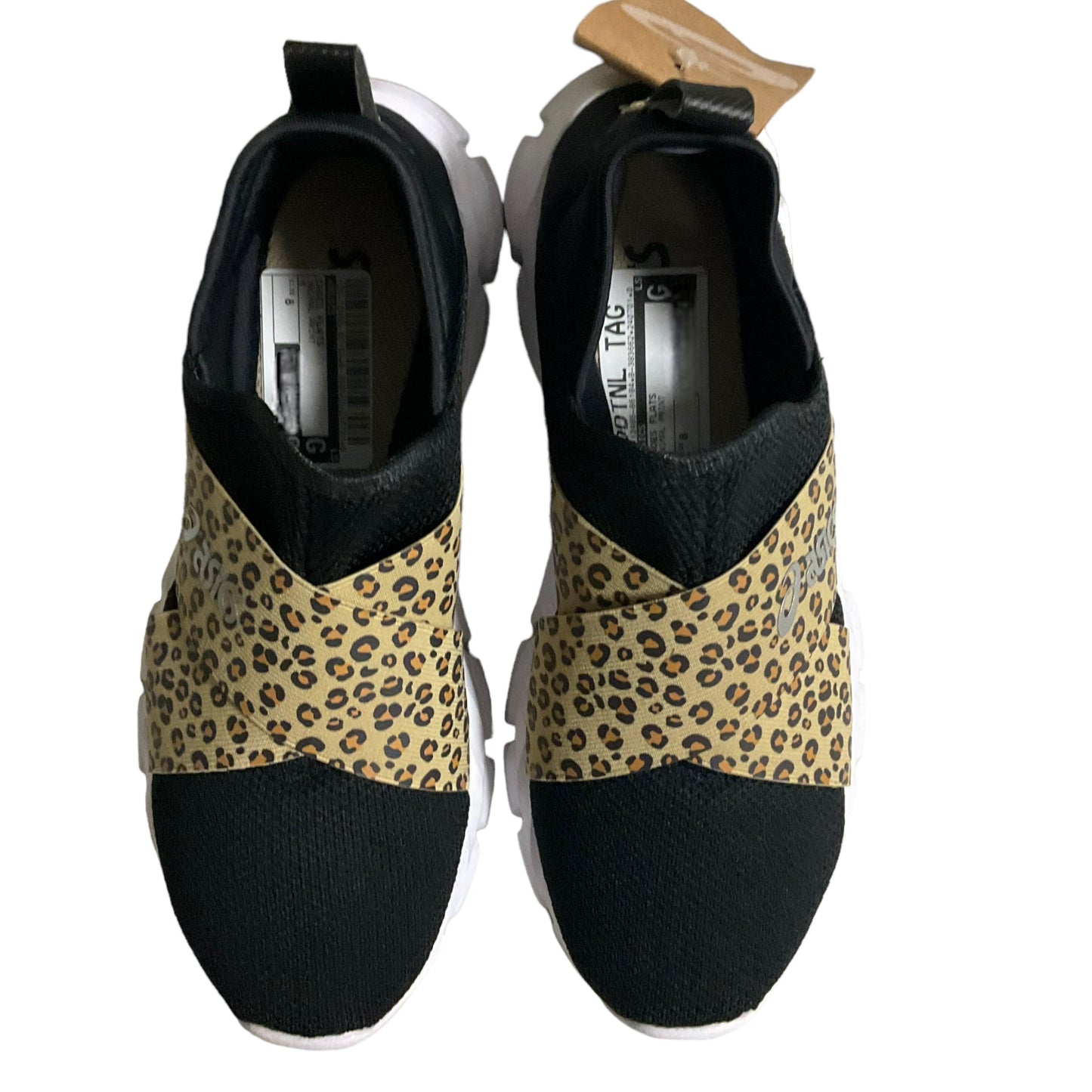 Animal Print Shoes Flats Asics, Size 8