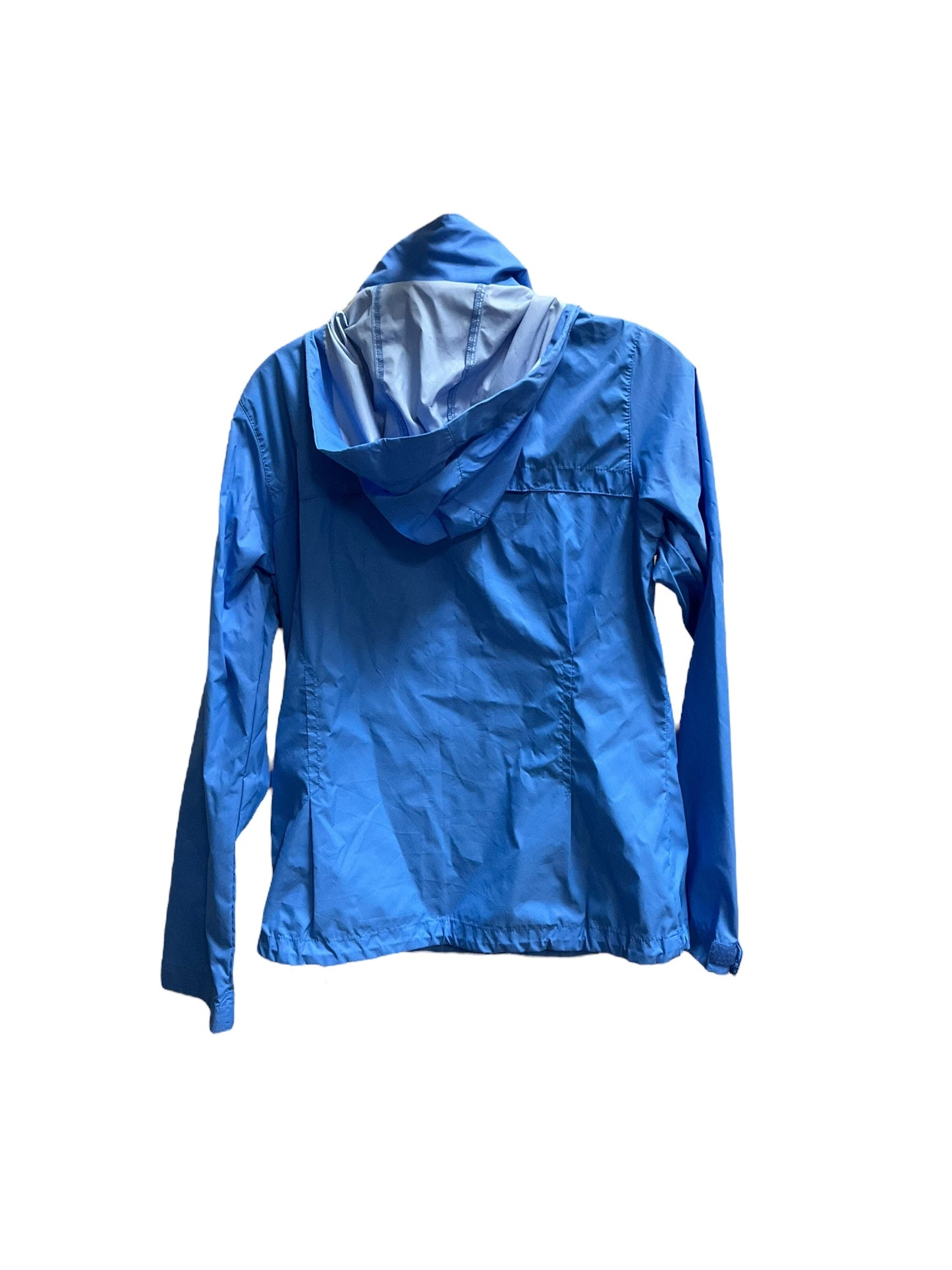 Jacket Windbreaker By Columbia In Blue, Size: M