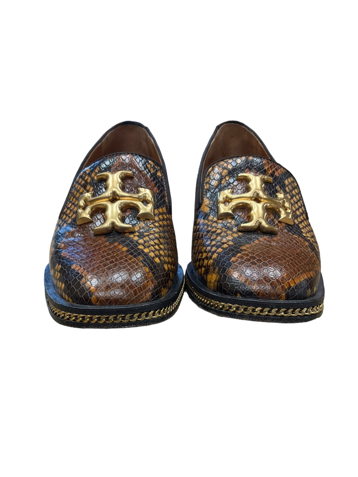 Snakeskin Print Shoes Designer Tory Burch, Size 7.5