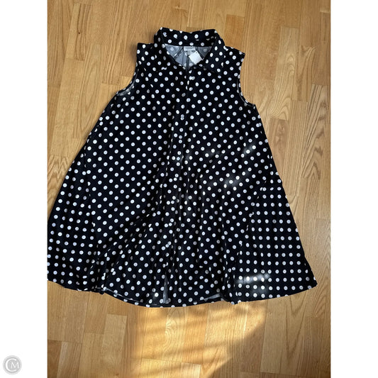 Dress Casual Short By Avenue In Polkadot Pattern, Size: 16