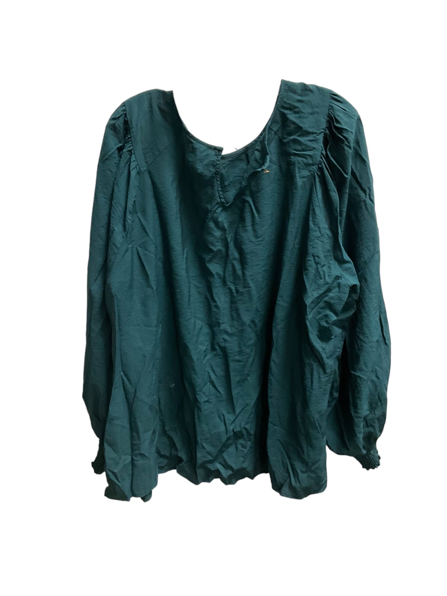 Teal Top Long Sleeve Ava & Viv, Size 22