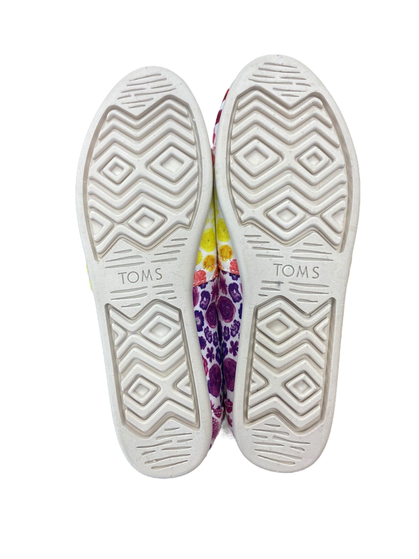 Shoes Flats By Toms In Floral Print, Size: 7.5