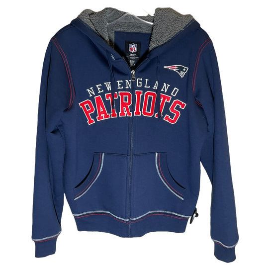 Sweatshirt Hoodie By Nfl In Navy, Size: S