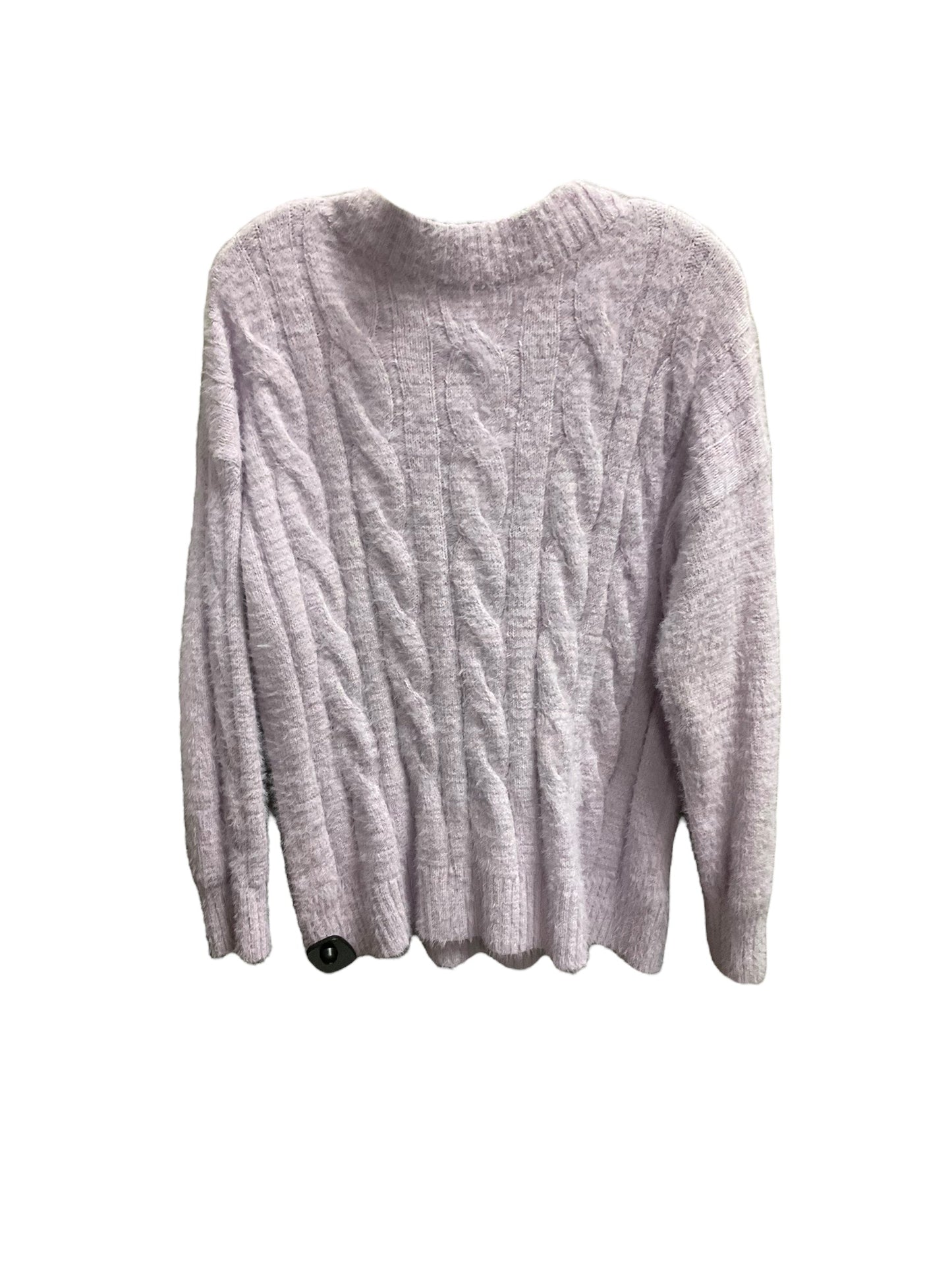 Sweater By Lucky Brand In Purple, Size: L