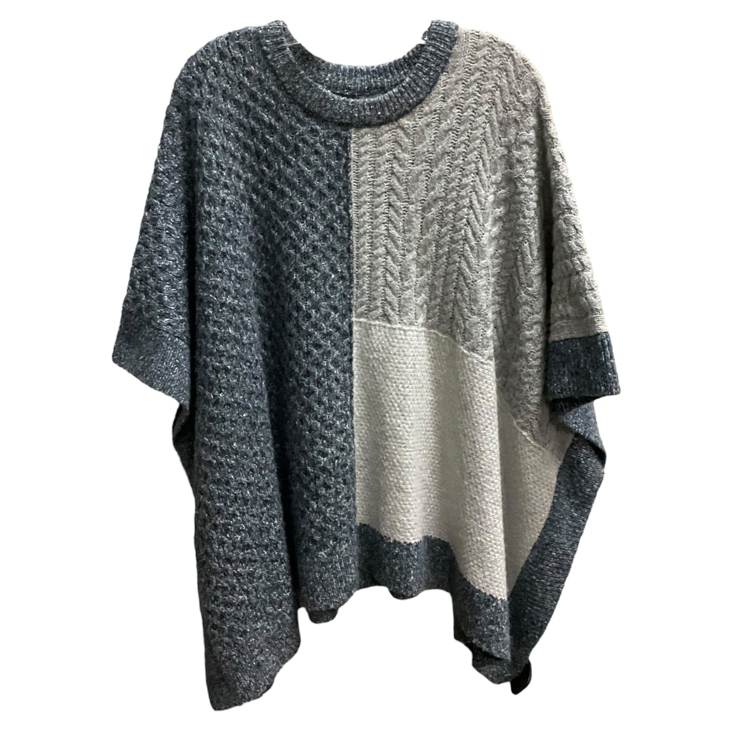 Poncho By Lou And Grey In Blue & Grey, Size: S