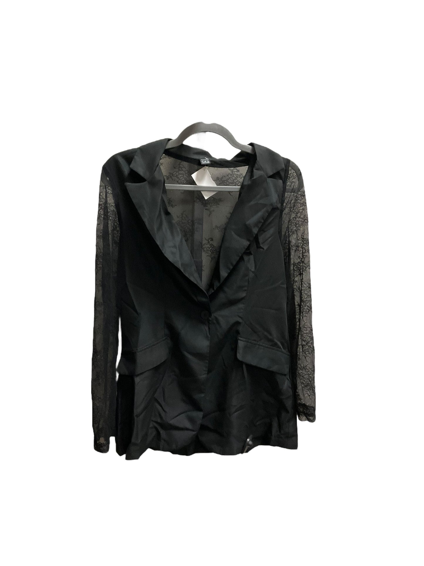 Top Long Sleeve By Shein In Black, Size: L