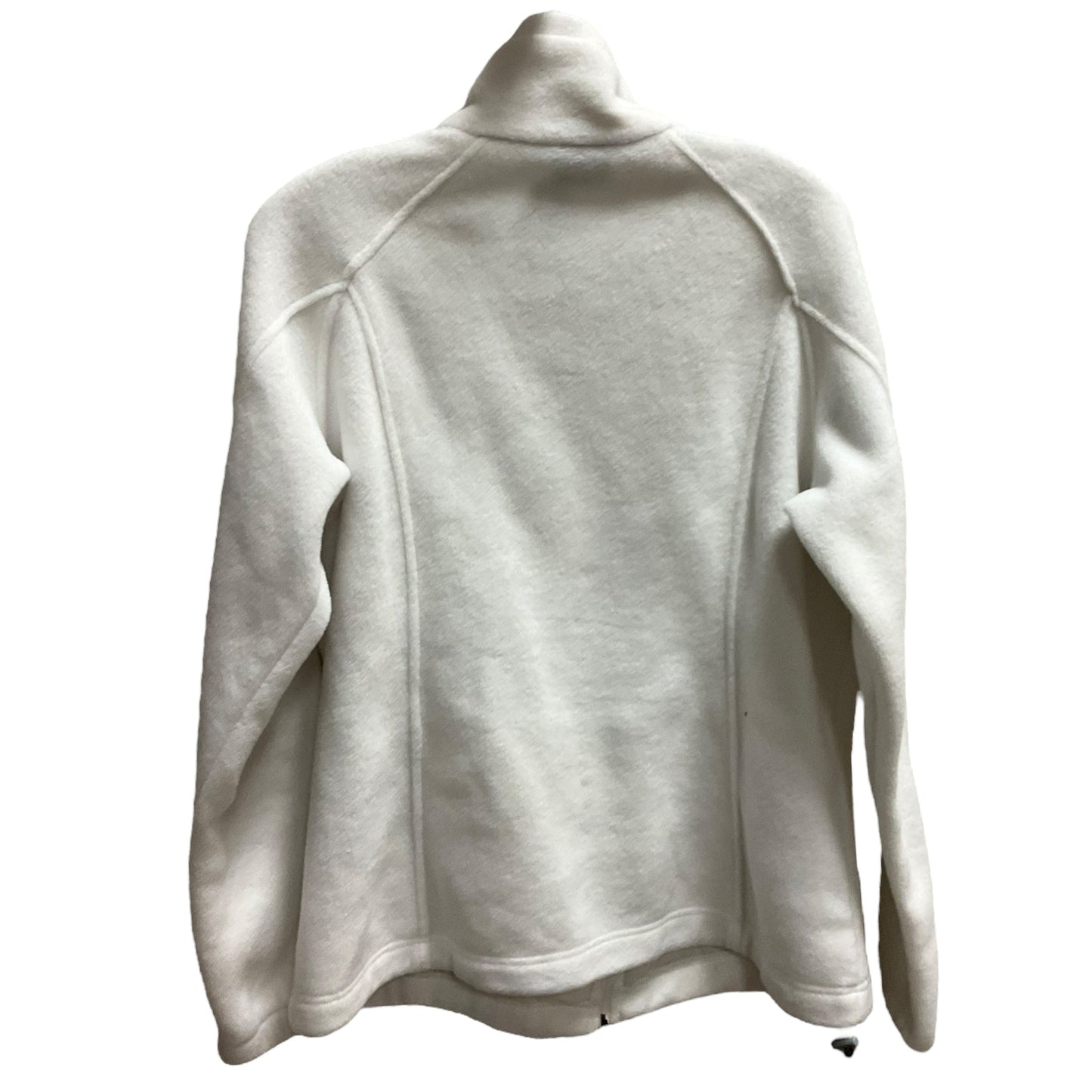 Jacket Fleece By Columbia In White, Size: L