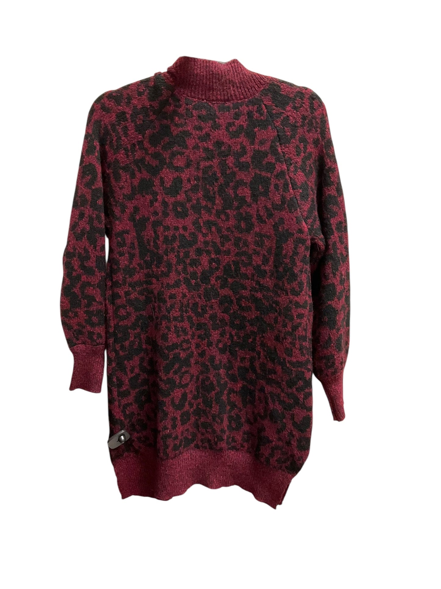 Sweater Cardigan By Belle By Kim Gravel In Animal Print, Size: Xxxl