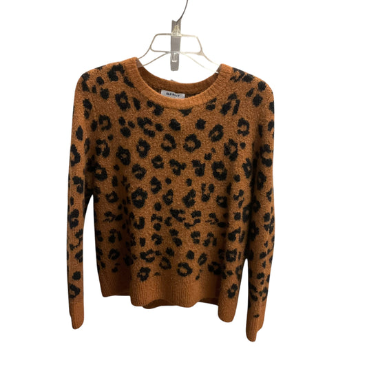 Sweater By Old Navy In Animal Print, Size: L