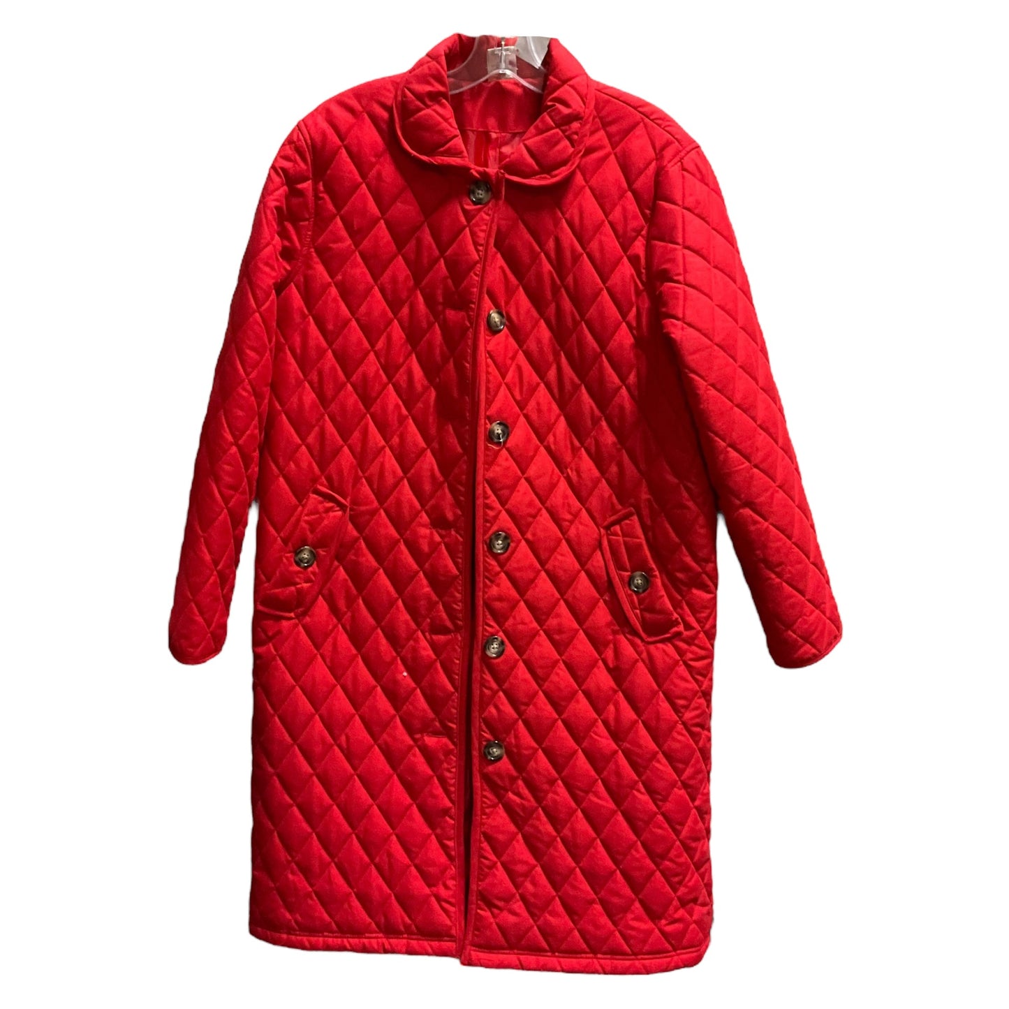 Coat Puffer & Quilted By Blair In Red, Size: M