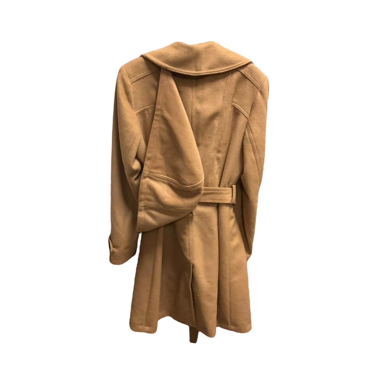 Coat Wool By Michael By Michael Kors In Tan, Size: M