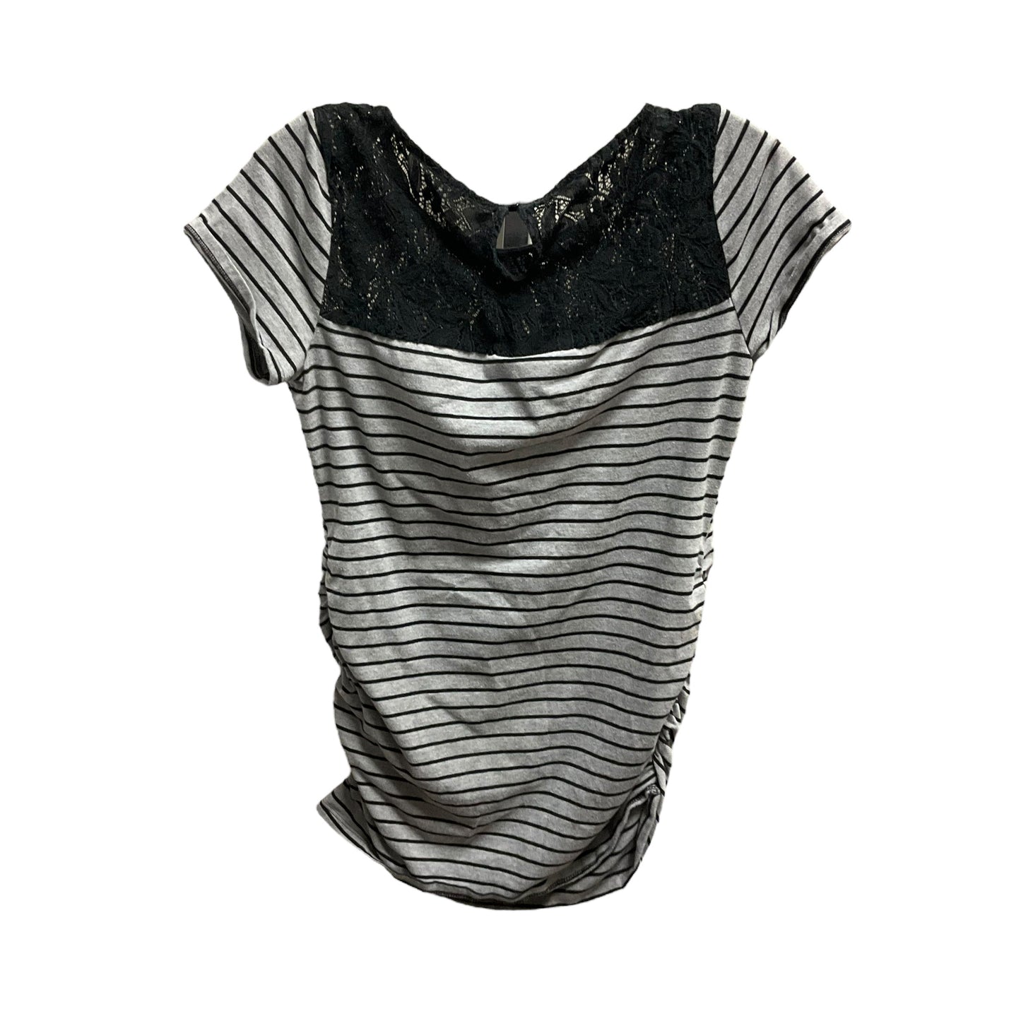 Mat Top Short Sleeve By Motherhood, Size: S