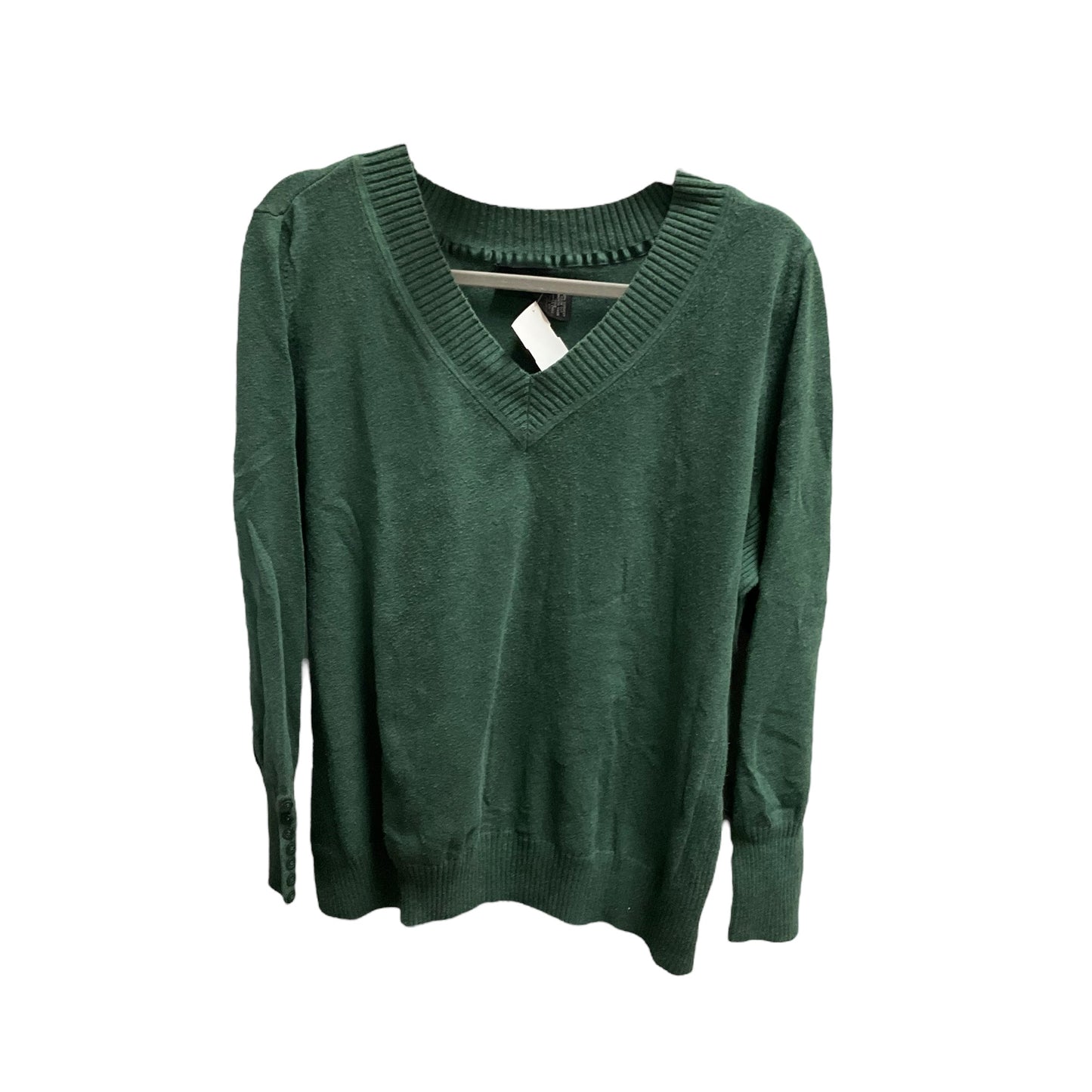 Sweater By Lane Bryant In Green, Size: 22