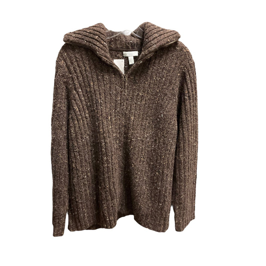 Sweater By Charter Club In Brown, Size: 3x