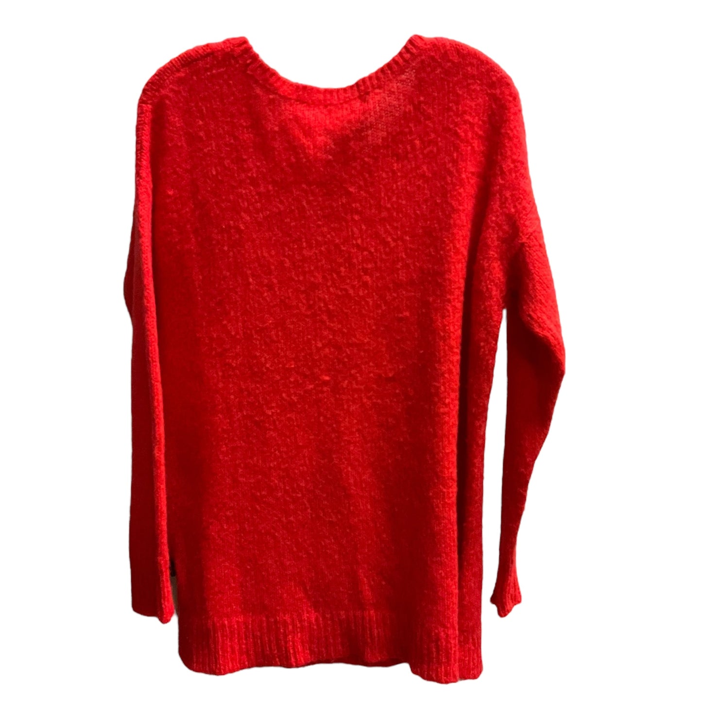 Sweater By Aerie In Red & White, Size: L