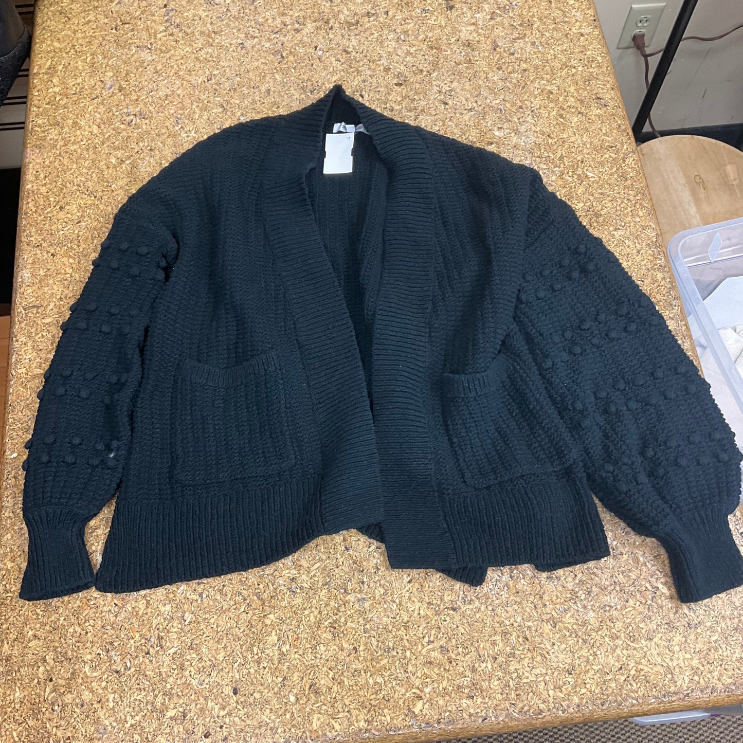 Sweater Cardigan By Madewell In Black, Size: S