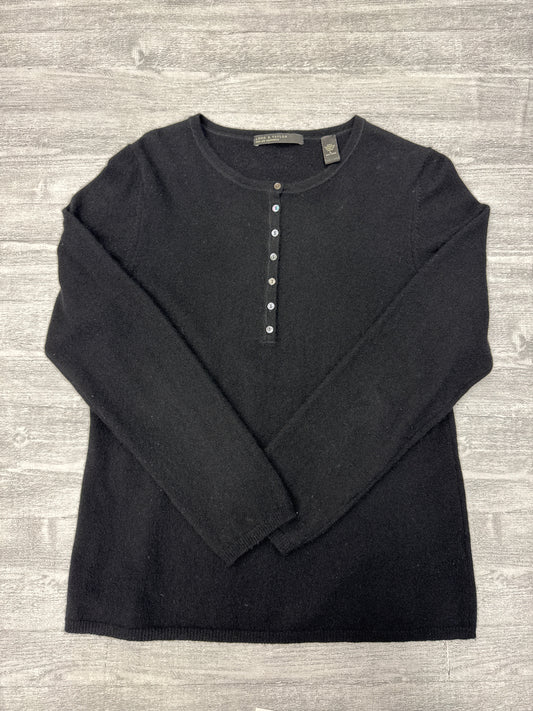 Sweater Cashmere By Lord And Taylor In Black, Size: L