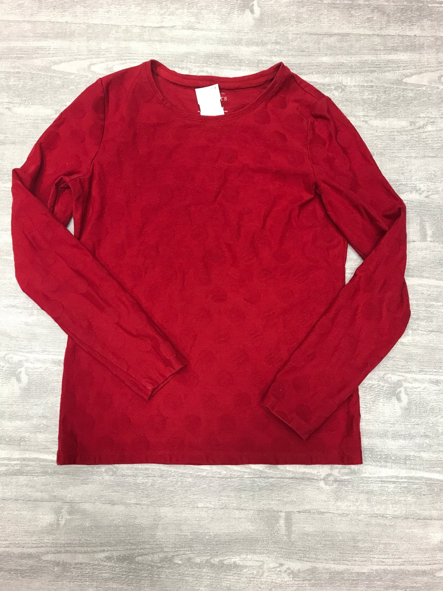 Top Long Sleeve By Talbots In Red, Size: Xs