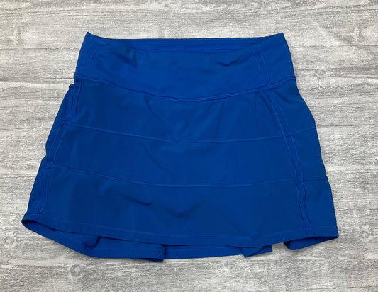 Athletic Skort By Lululemon In Blue, Size: 2