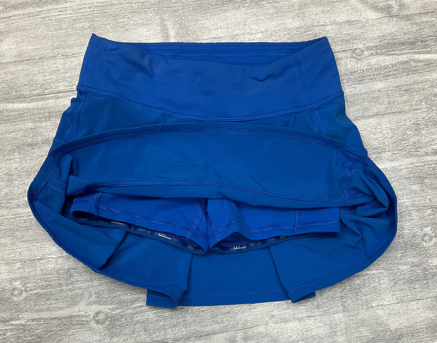 Athletic Skort By Lululemon In Blue, Size: 2