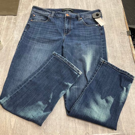 Jeans Straight By Liverpool In Blue Denim, Size: 10