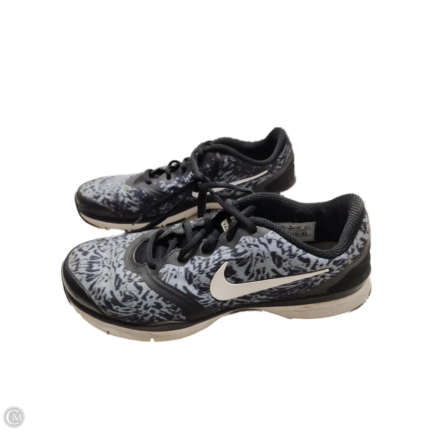 Shoes Sneakers By Nike In Black & Grey, Size: 8.5
