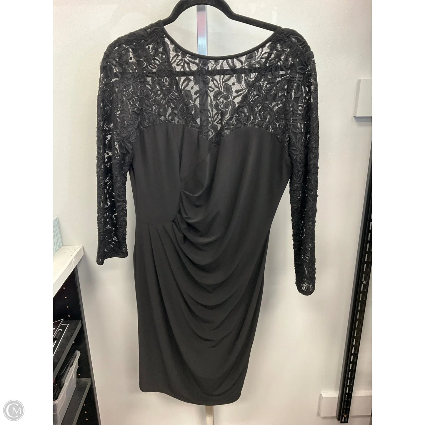 Dress Party Short By Evan-picone In Black, Size: 14