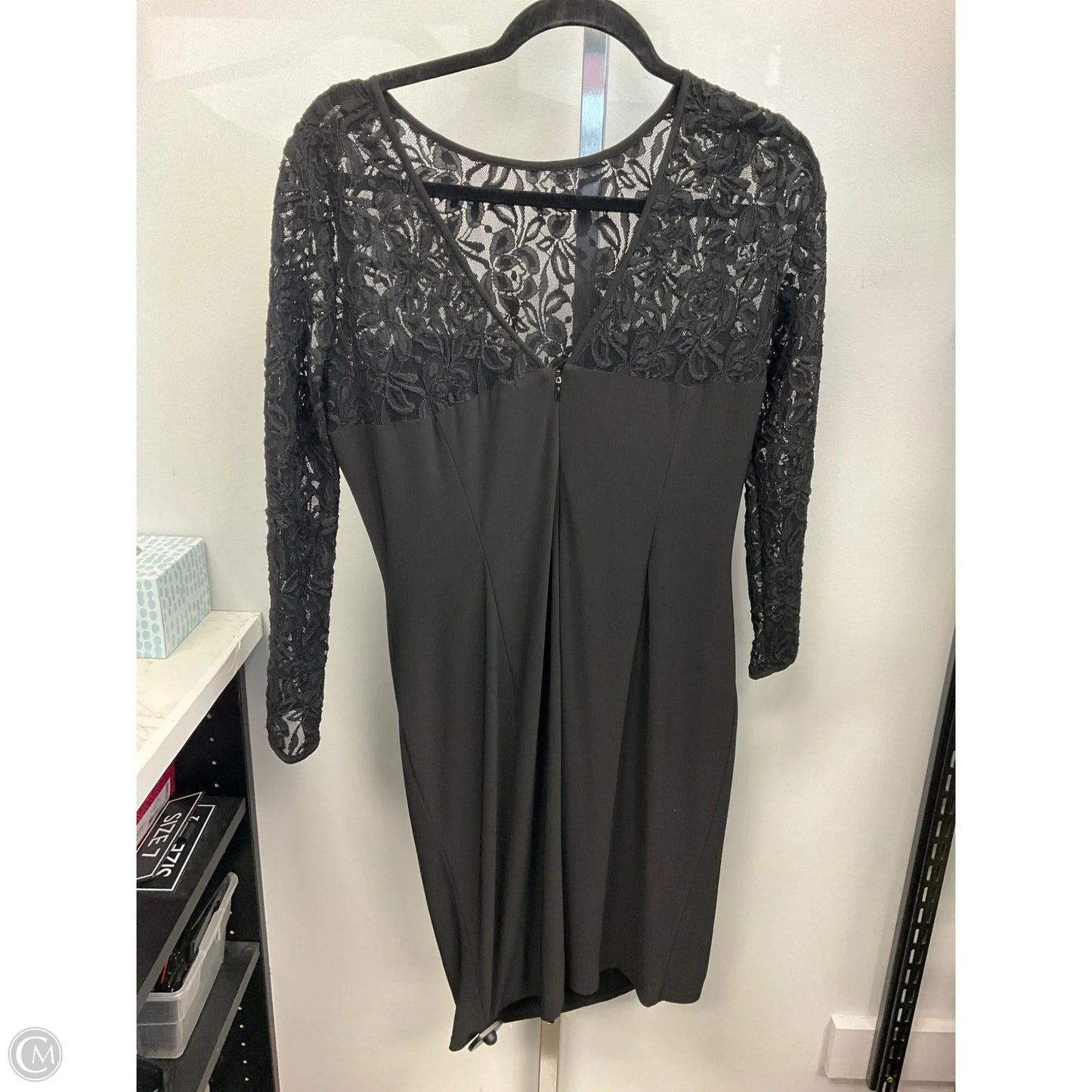 Dress Party Short By Evan-picone In Black, Size: 14