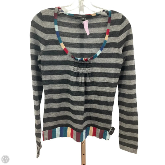Sweater Luxury Designer By Marc Jacobs In Striped Pattern, Size: Xs