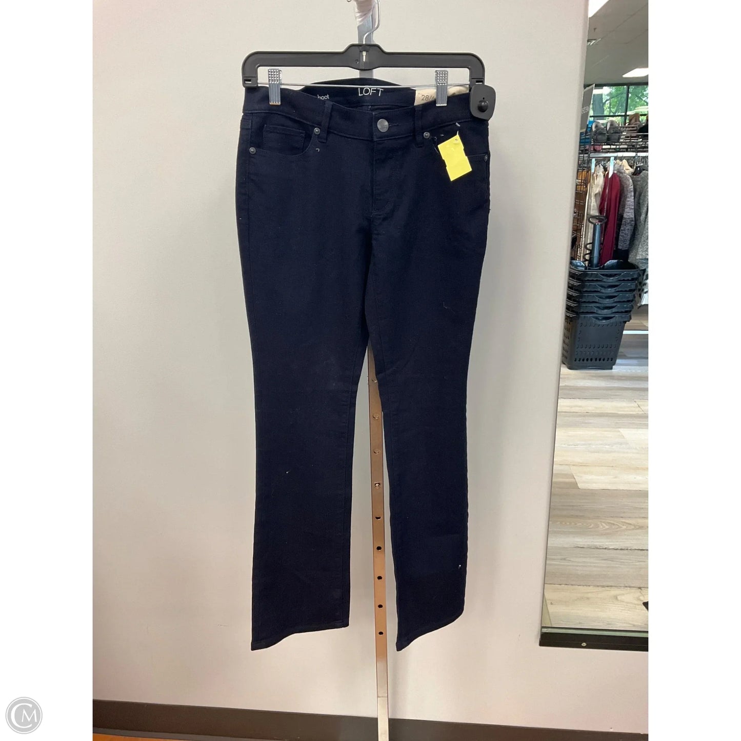 Jeans Boot Cut By Loft In Navy, Size: 6p
