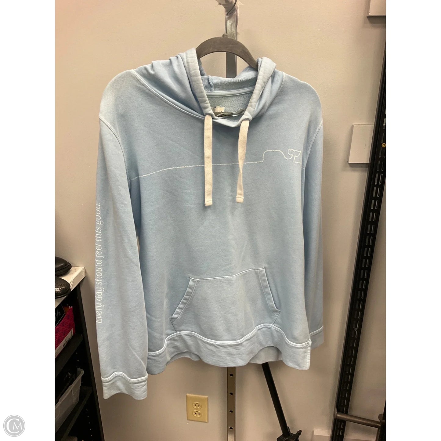 Sweatshirt Hoodie By Vineyard Vines In Blue, Size: L
