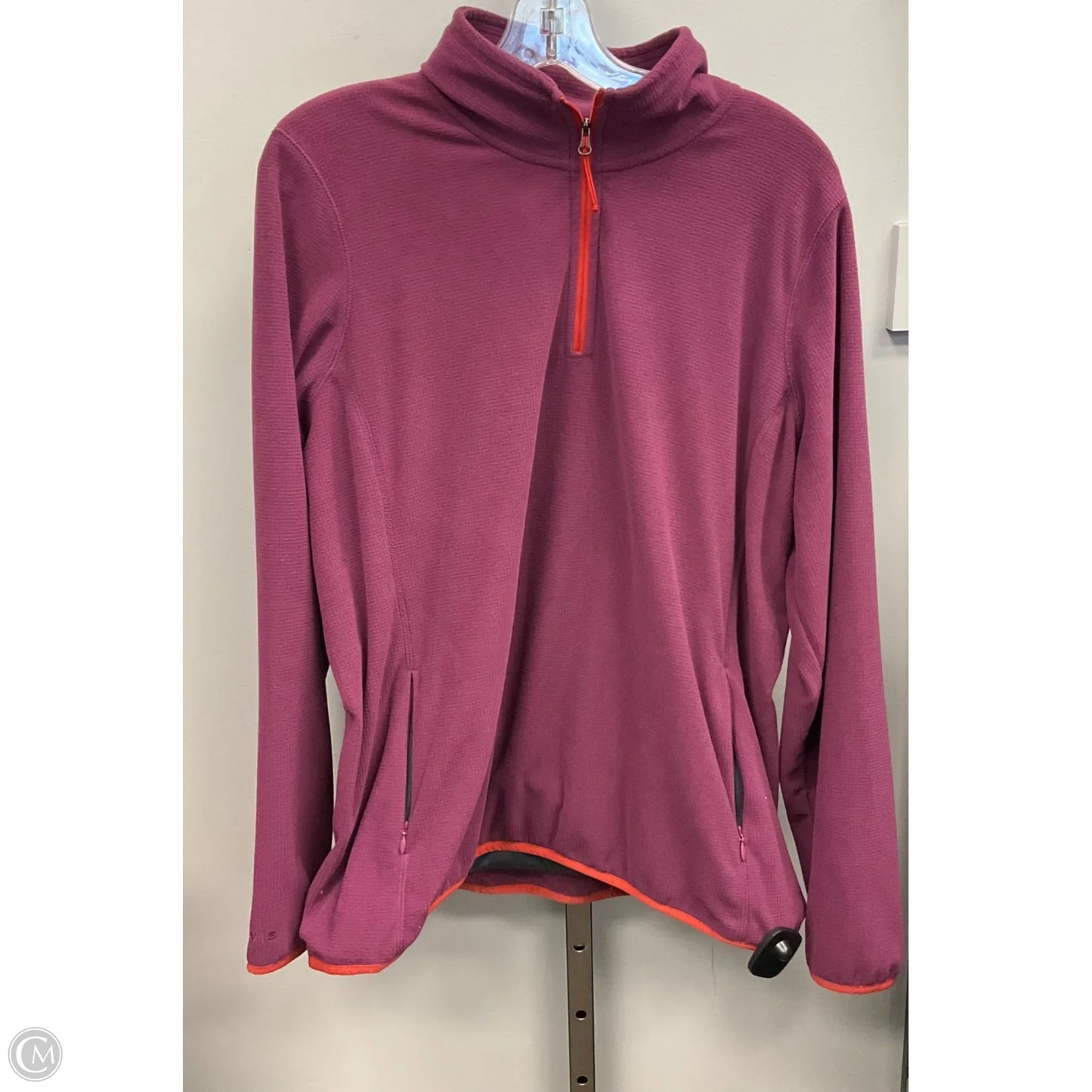 Top Long Sleeve By Orvis In Purple, Size: Xl