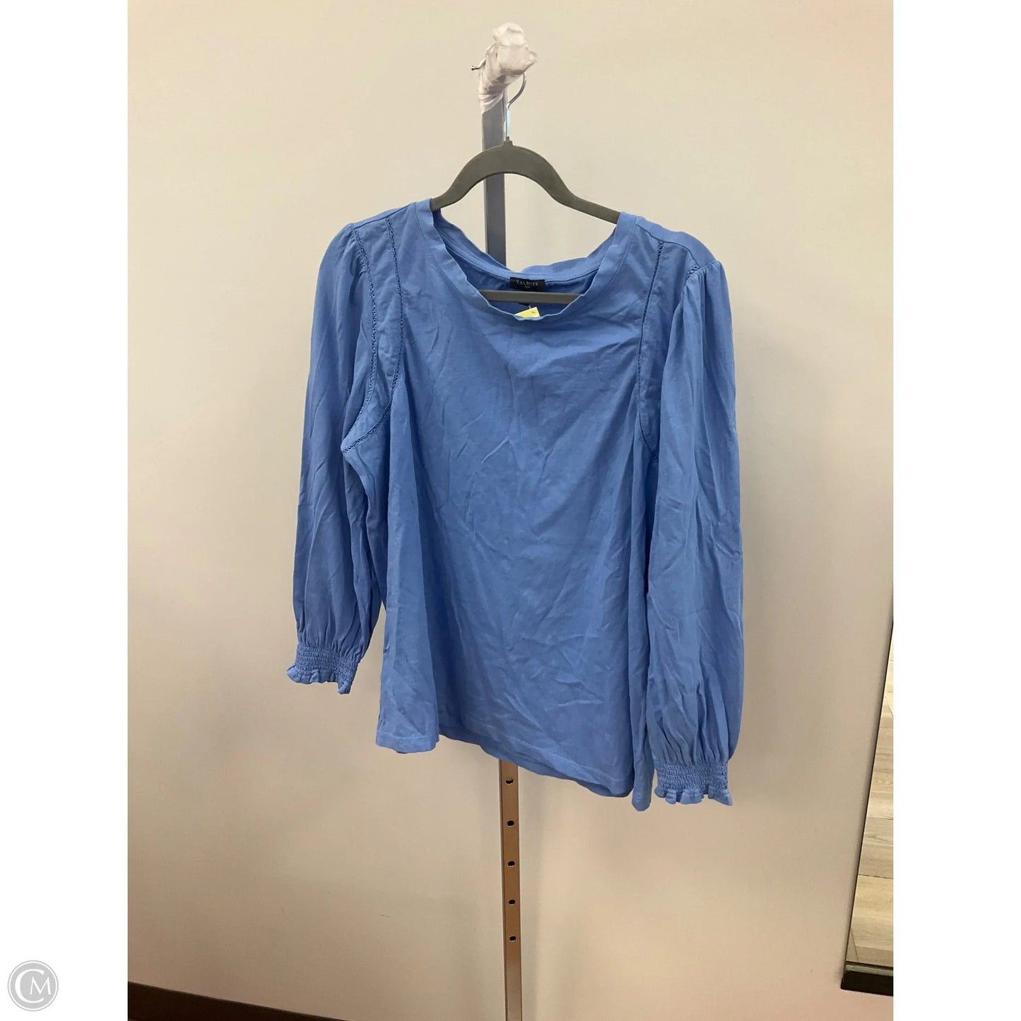 Top Long Sleeve By Talbots In Blue, Size: 1x