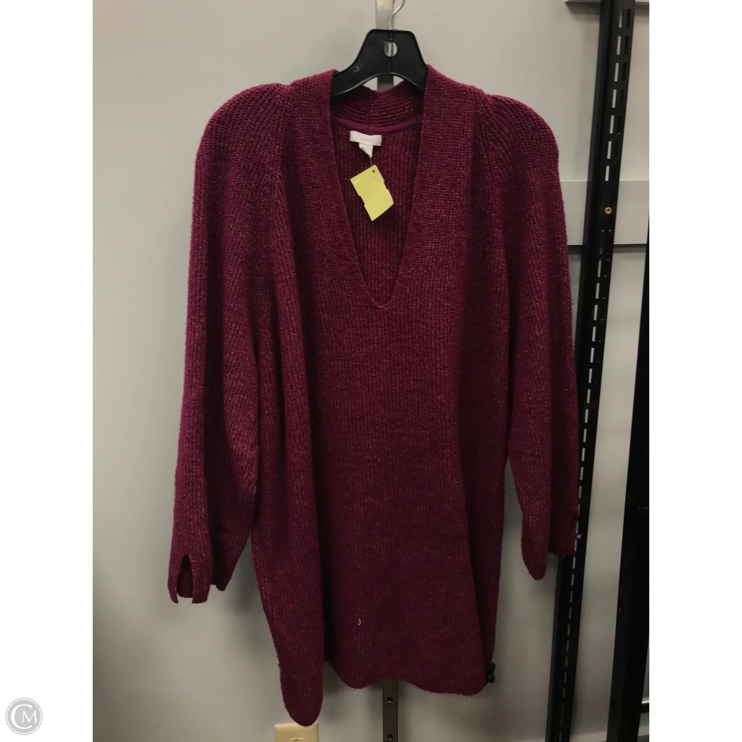 Sweater By Pure Jill In Maroon, Size: 2x