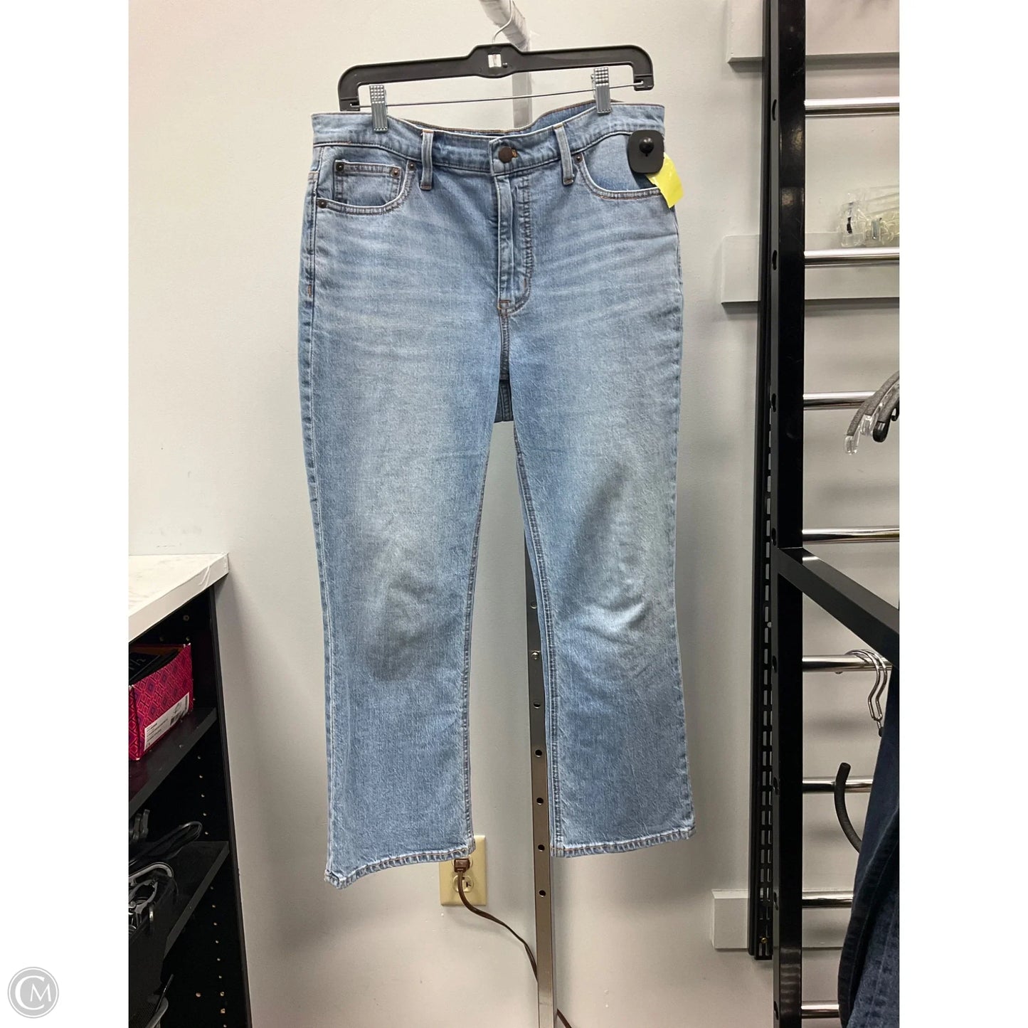 Jeans Cropped By J. Crew In Blue Denim, Size: 10