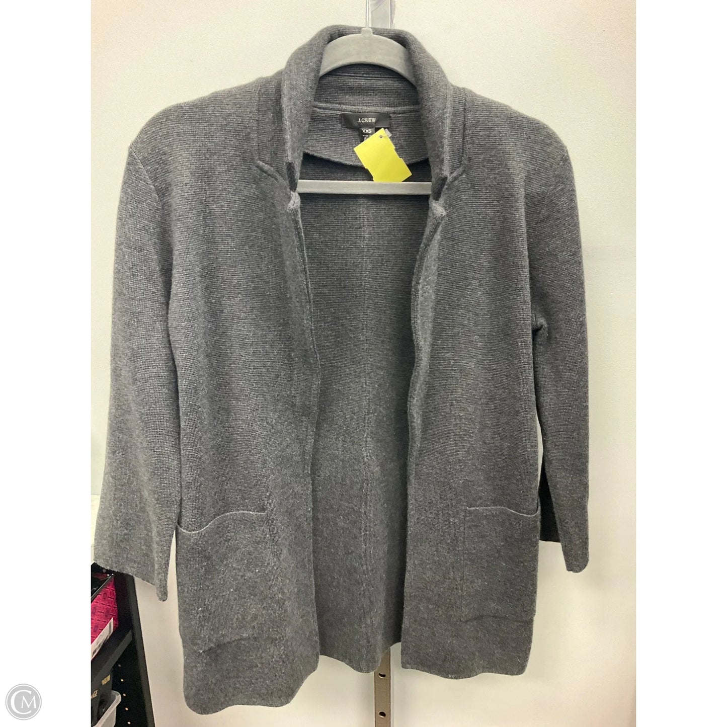 Sweater Cardigan By J. Crew In Grey, Size: Xxs