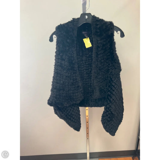 Vest Faux Fur & Sherpa By Amaryllis In Black, Size: M