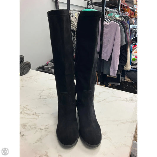 Boots Mid-calf Heels By Marc Fisher In Black, Size: 6
