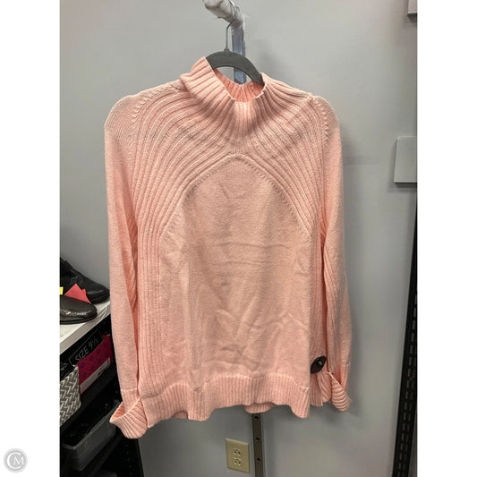 Sweater By Talbots In Pink, Size: L