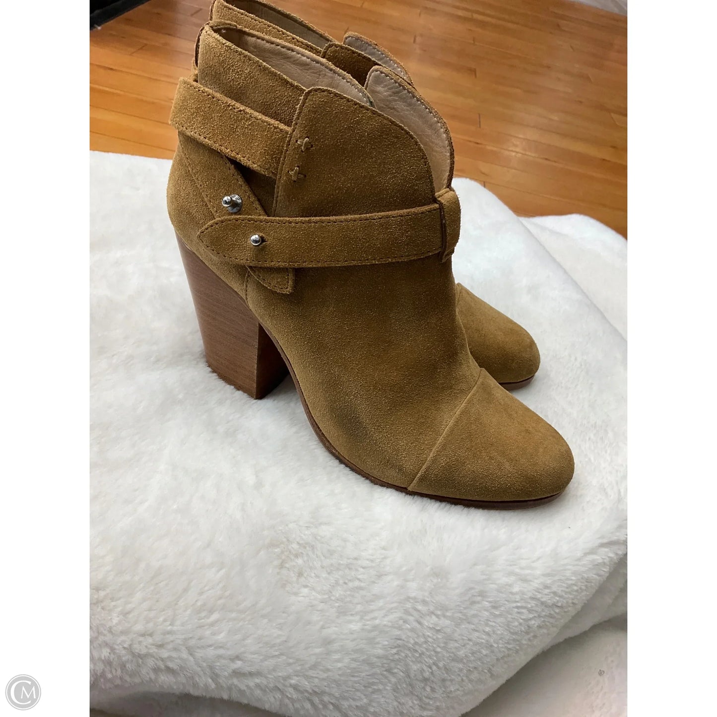 Boots Ankle Heels By Rag And Bone In Tan, Size: 8
