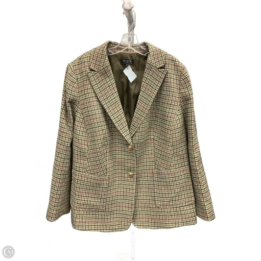 Blazer By Talbots In Plaid Pattern, Size: 18