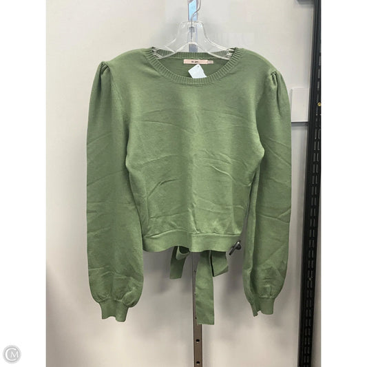 Top Long Sleeve By Miami In Green, Size: L