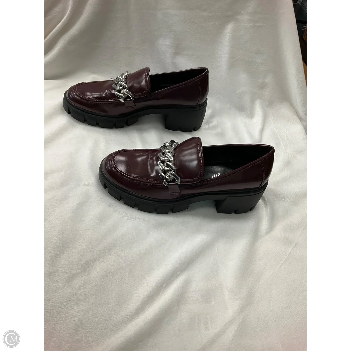 Shoes Heels Platform By Madden Girl In Maroon, Size: 9